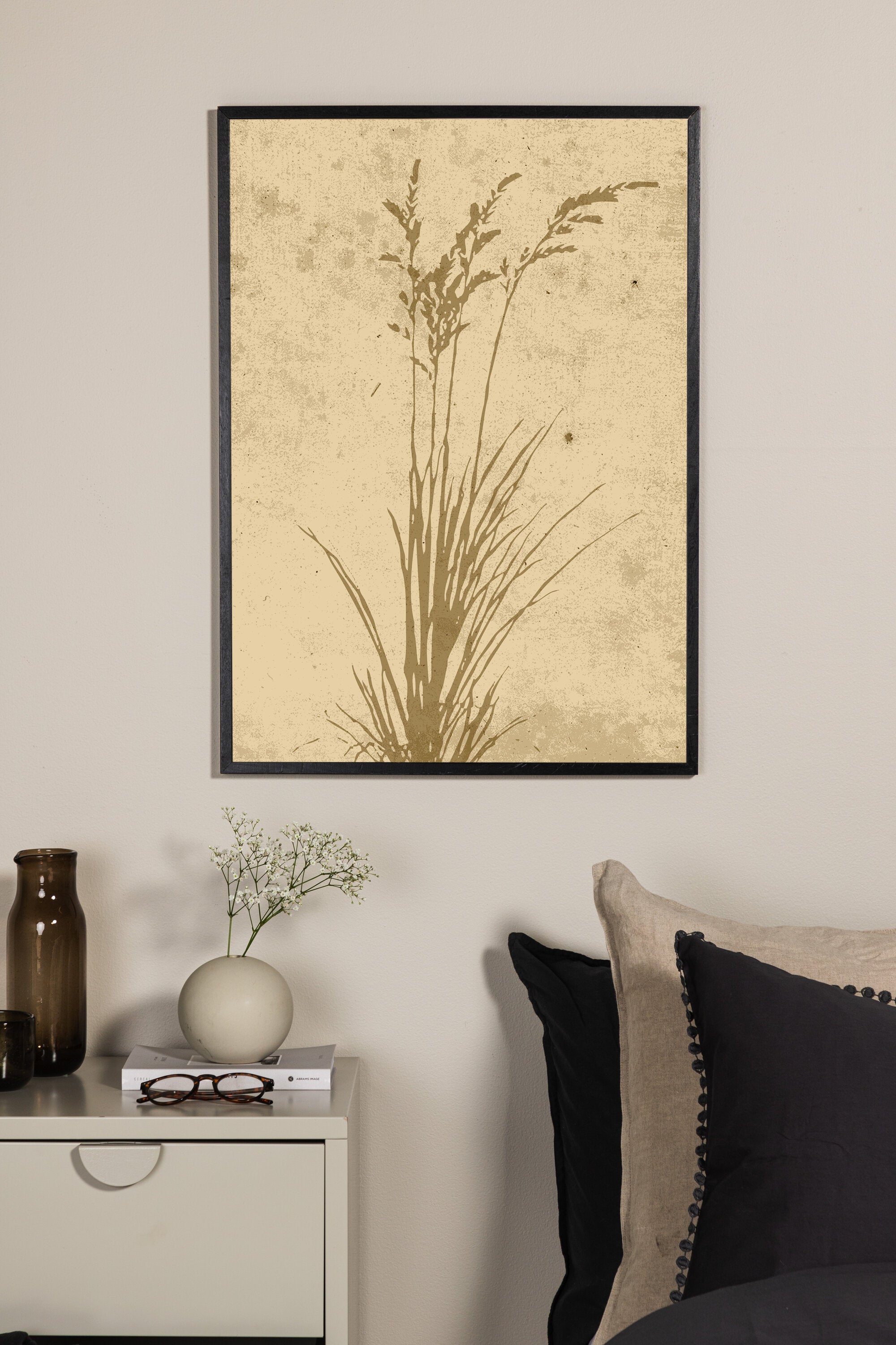 60069-001_ms Pflanzenkunst Poster Beige