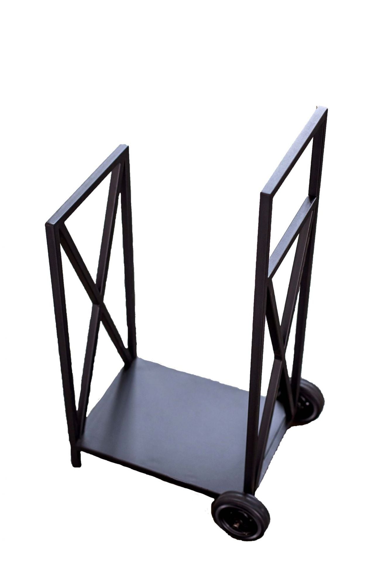 Kaminholzständer mit Rollen