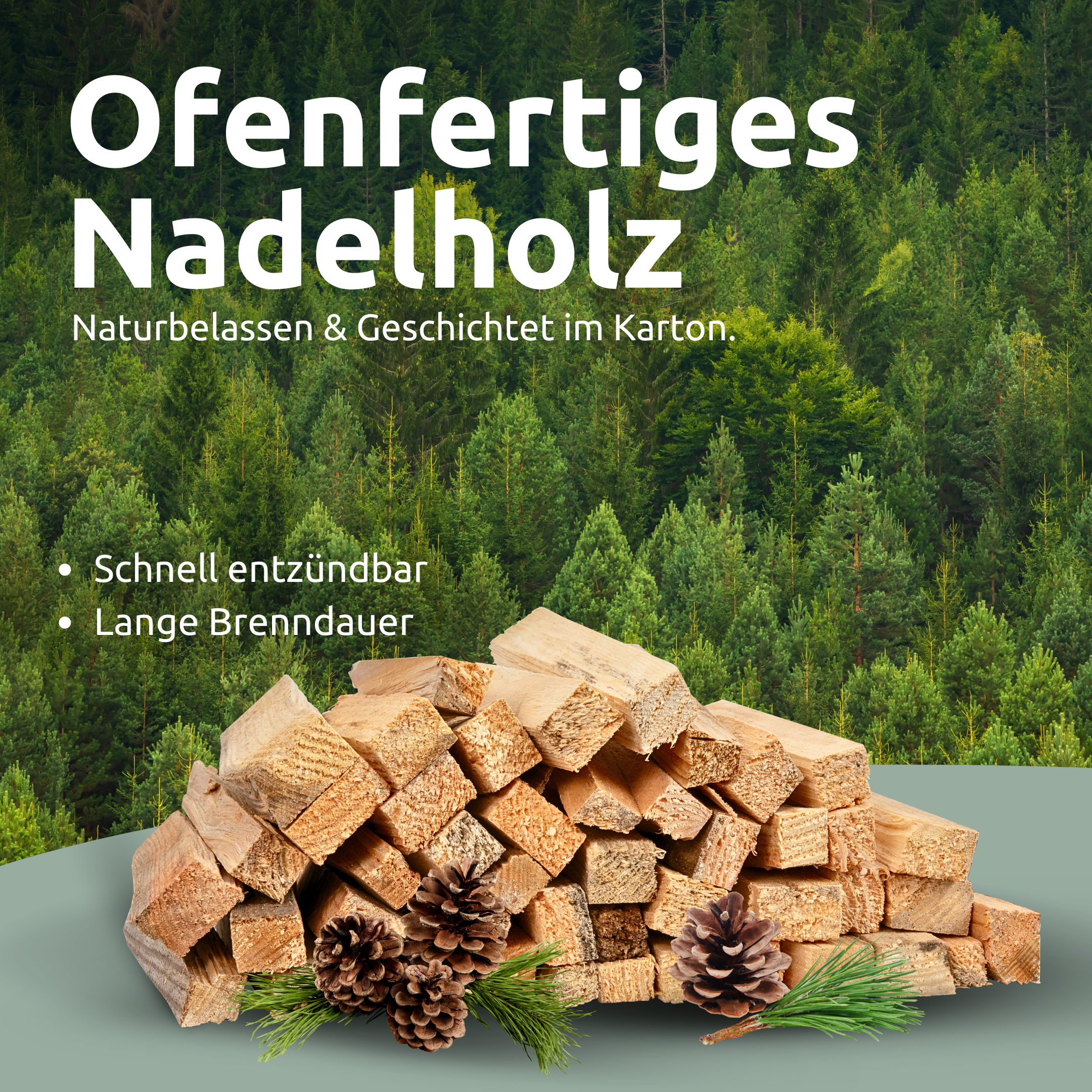 Anfeuerholz ca. 30Kg I Kaminanzünder Anzündholz