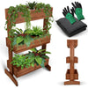 Hochbeet mit 3 Ebenen inkl. Gartenvlies & Handschuhe