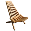 Skandinavische Gartenmöbel aus KieferSet 2x Liegestuhl 1x Tisch