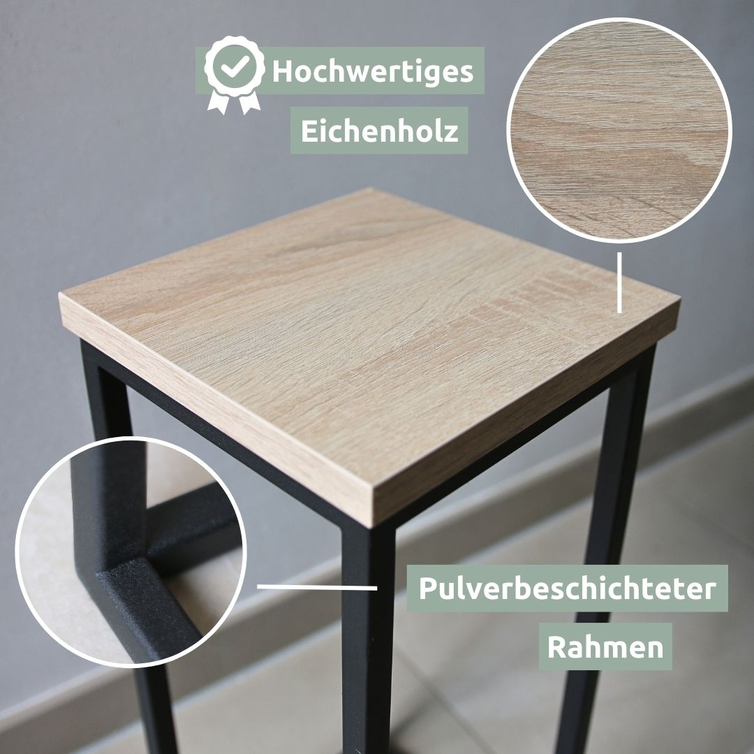 Blumenständer | Dekoständer Sonoma Eiche90 cm