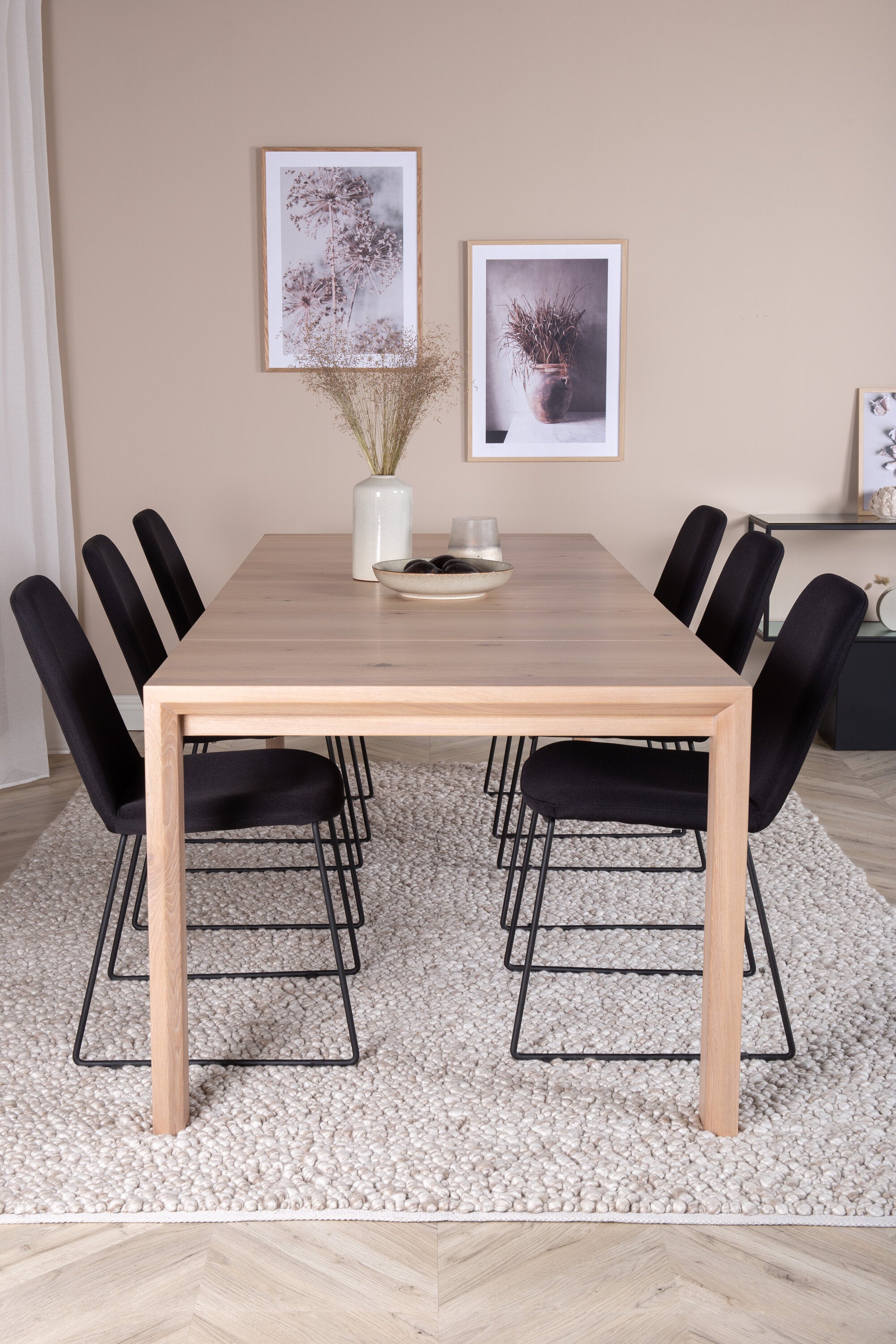 Schiebetisch Rechteckiges Esszimmer-Set