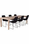 Schiebetisch Rechteckiges Esszimmer-Set