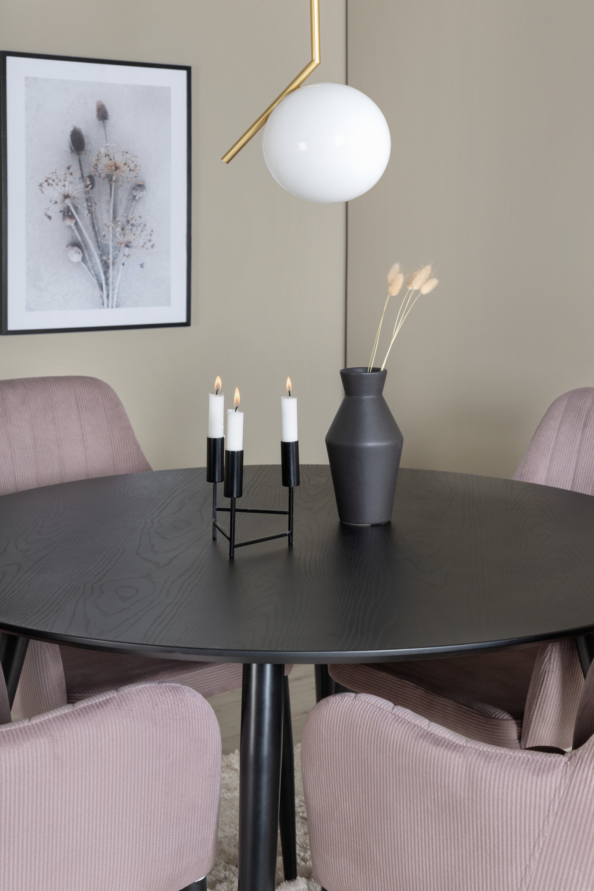 Dipp Esstisch-Set mit Comfort-Stühlen