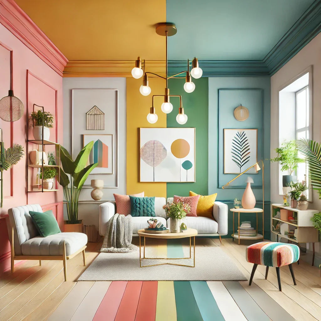 Die Magie der Farben: Wie Sie Ihre Räume mit der richtigen Farbwahl verwandeln können