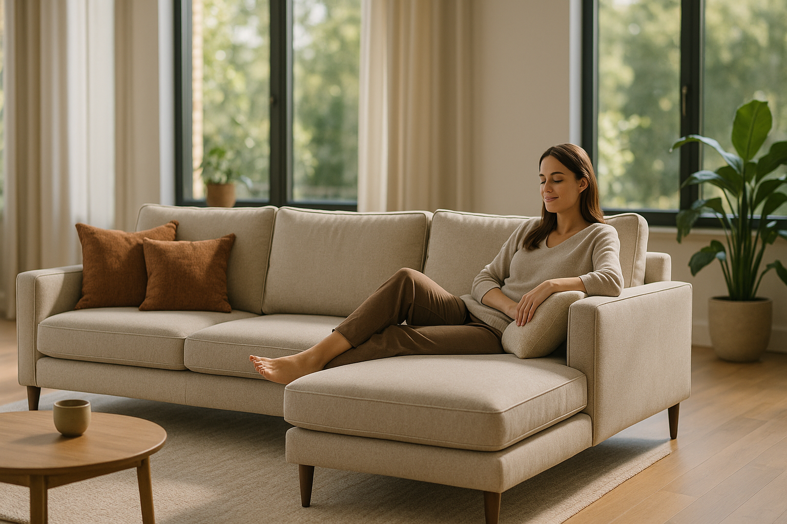 Sofas mit Chaiselongue