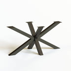 Hora Spider Tischgestell Mittelfuß aus Metall schwarz