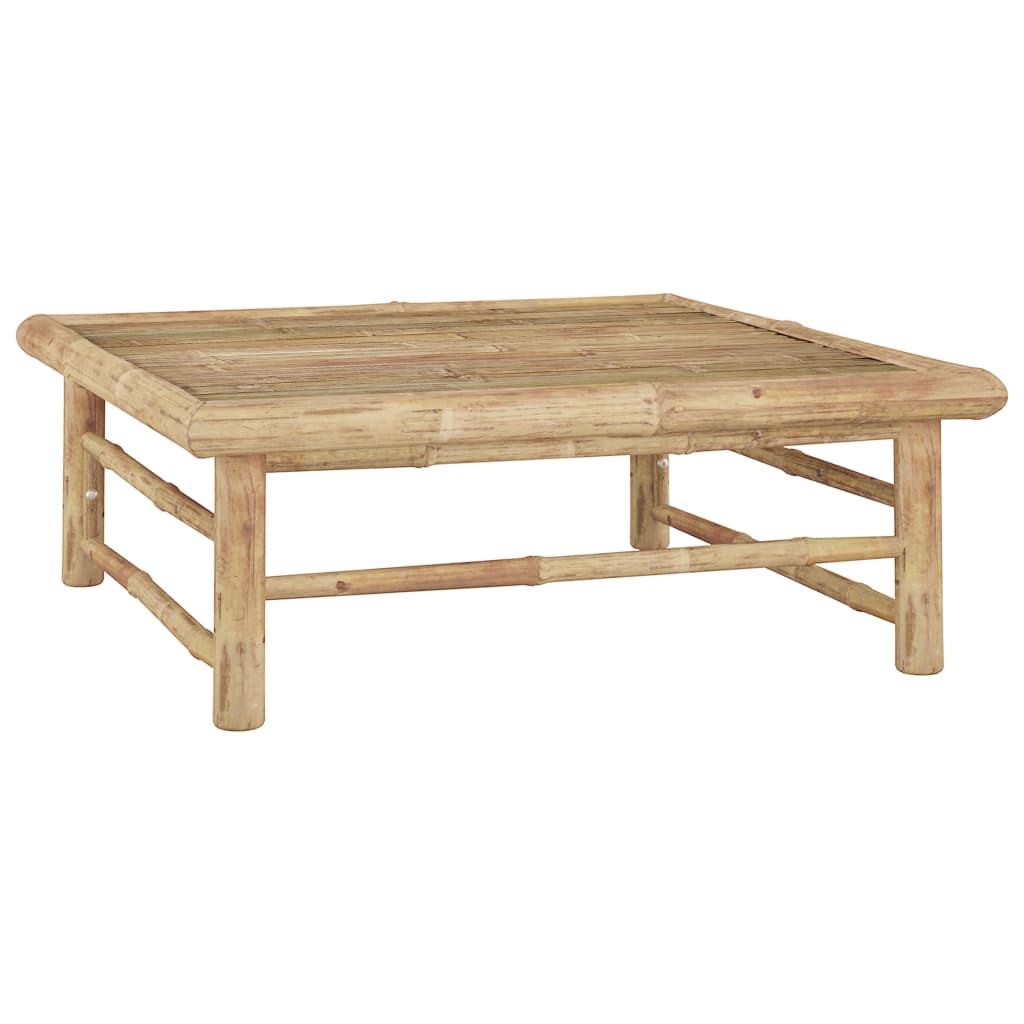 10-tlg. Garten-Lounge-Set mit Dunkelgrauen Kissen Bambus - kalb-Living.de