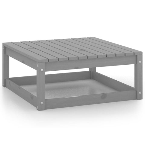 10-tlg. Garten-Lounge-Set mit Kissen Grau Massivholz Kiefer - kalb-Living.de
