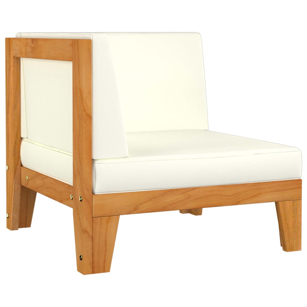 10-tlg. Garten-Lounge-Set mit Kissen Massivholz Akazie - kalb-Living.de