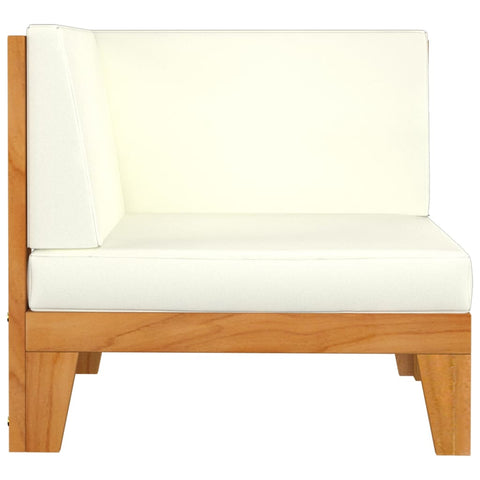 10-tlg. Garten-Lounge-Set mit Kissen Massivholz Akazie - kalb-Living.de