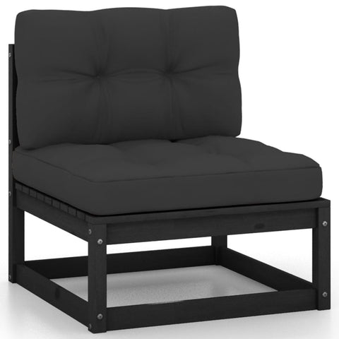 10-tlg. Garten-Lounge-Set mit Kissen Massivholz Kiefer - kalb-Living.de