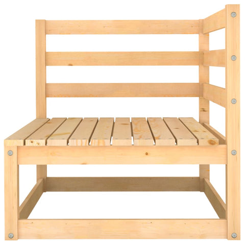 10-tlg. Garten-Lounge-Set mit Kissen Massivholz Kiefer - kalb-Living.de