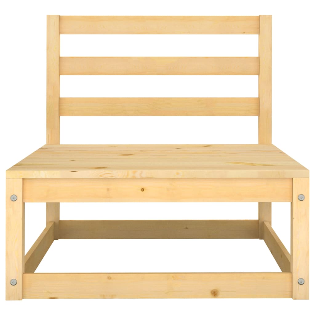 10-tlg. Garten-Lounge-Set mit Kissen Massivholz Kiefer - kalb-Living.de