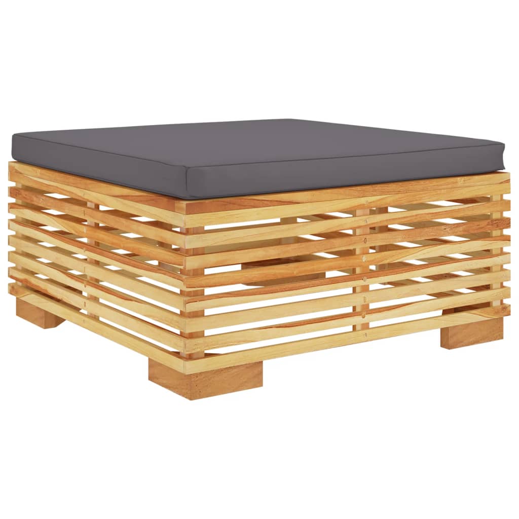 10-tlg. Garten-Lounge-Set mit Kissen Massivholz Teak - kalb-Living.de