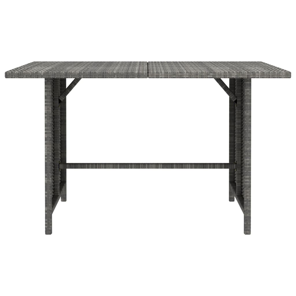 10-tlg. Garten-Lounge-Set mit Kissen Poly Rattan Grau - kalb-Living.de