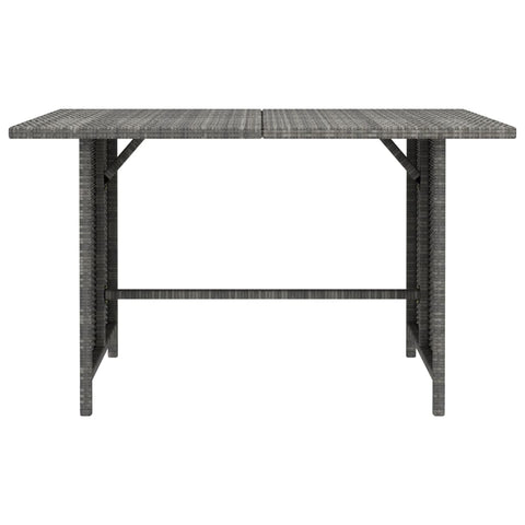 10-tlg. Garten-Lounge-Set mit Kissen Poly Rattan Grau - kalb-Living.de