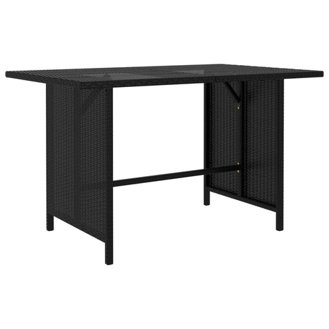 10-tlg. Garten-Lounge-Set mit Kissen Poly Rattan Schwarz - kalb-Living.de
