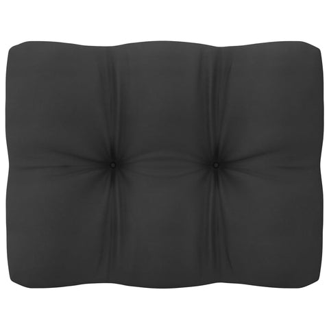 10-tlg. Garten-Lounge-Set mit Kissen Schwarz Massivholz Kiefer - kalb-Living.de