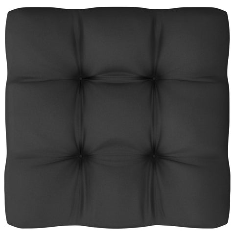 10-tlg. Garten-Lounge-Set mit Kissen Schwarz Massivholz Kiefer - kalb-Living.de
