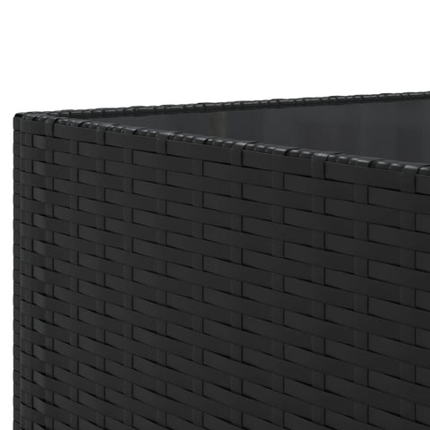 10-tlg. Garten-Lounge-Set mit Kissen Schwarz Poly Rattan - kalb-Living.de