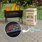 Light-UP-Box 4in1 Grillbox Grillkohle Grillholzkohle6x LightUP Box