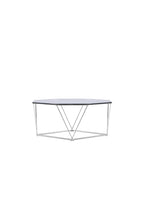 15003-331_10_os österlen Sofa Table Couchtisch Klarglas, Silber, Transparent ⌀100 Glas, Stahl