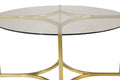 15014-568__3 Kivik Tisch Couchtisch Klar,Gold,Transparent ⌀90 Glas,Stahl