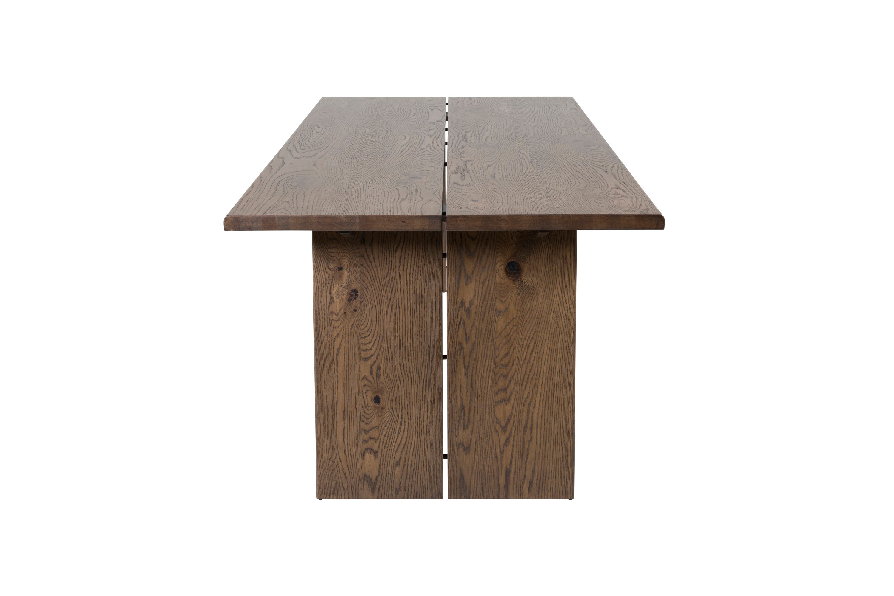 15018-604__1 Logger Tisch Rechteckiger Esstisch Natur 210 x 100 Eiche