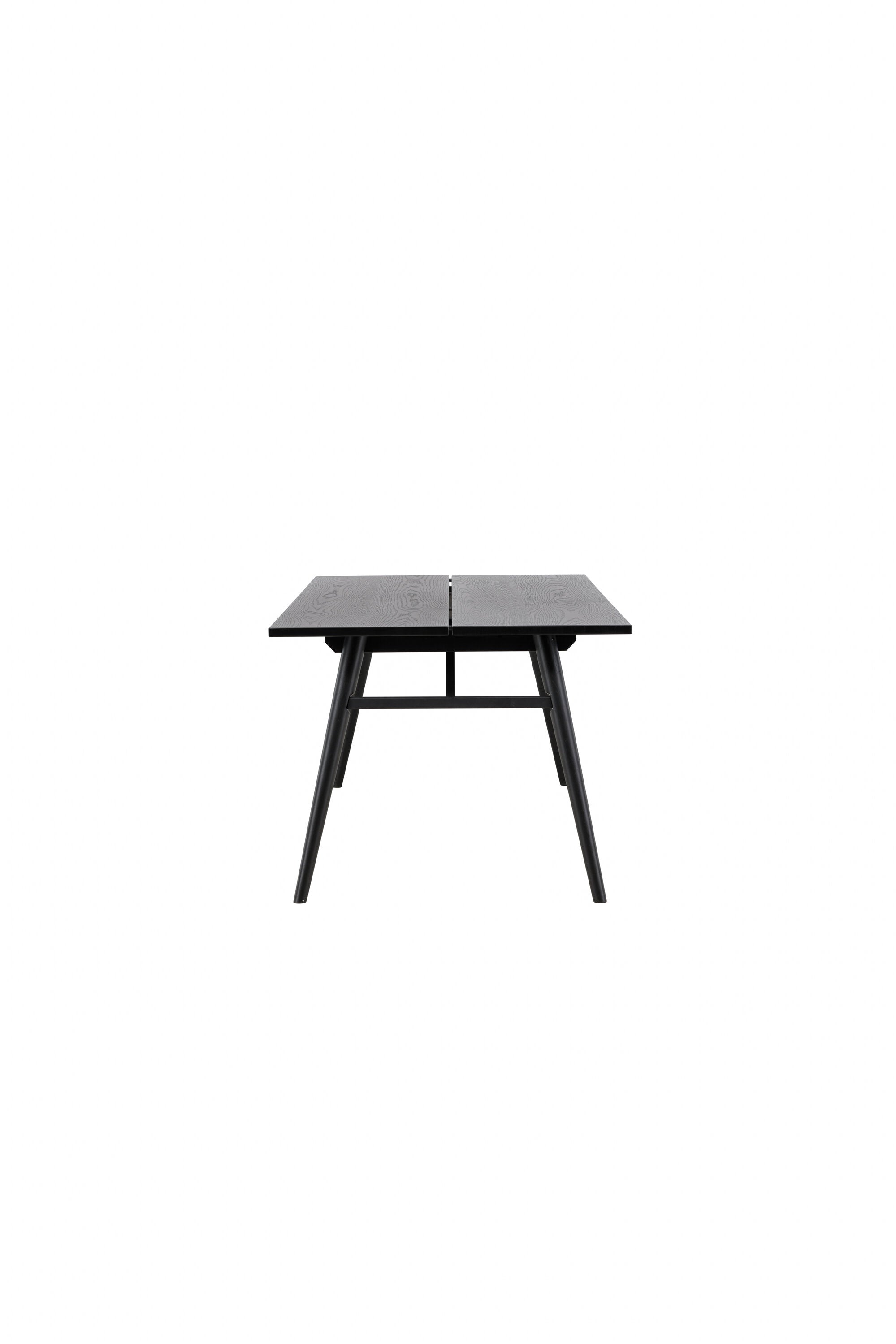 15019-608_10_os Sleek Table Rechteckiger Esstisch Schwarz,Hell Gebürstet 195 x 95 MDF,Stahl,Furnier