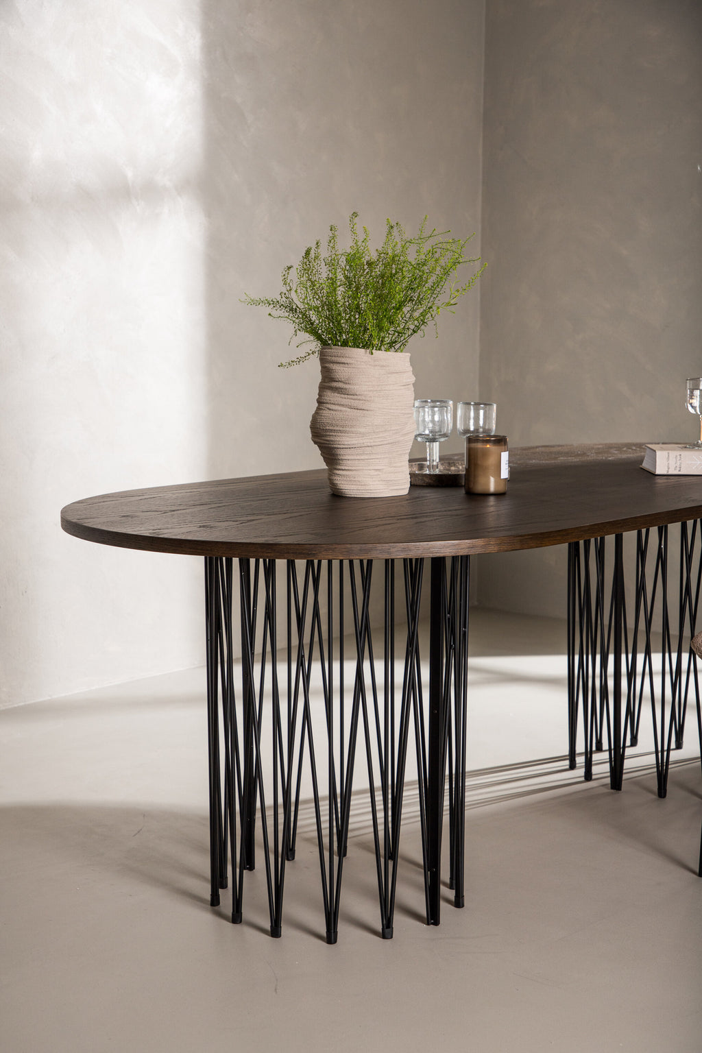 Stone ovale Tisch