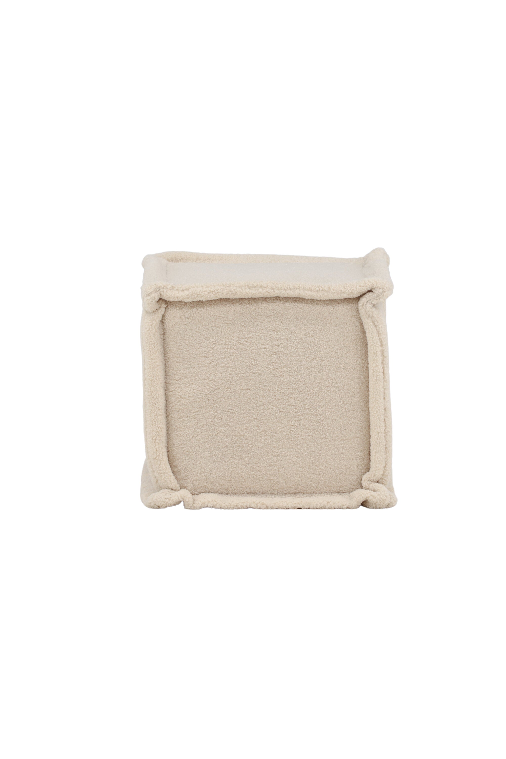 15110-060_10_os Castine Pouf Sitzpouf Weiß 40 x 38 x 40 Fleece,Schaumstoff,Polyester