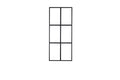 15354-888__1 Leif Industrial Wall Industrie Wanddeko Schwarz 4 x 210 x 90 Glas