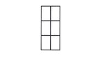 15354-888__1 Leif Industrial Wall Industrie Wanddeko Schwarz 4 x 210 x 90 Glas