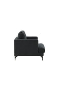 15554-888_10_os Sofia Sessel Sessel Schwarz 92 x 82 x 104 Faser,Schaum,Sperrholz,Polyester,Stahl