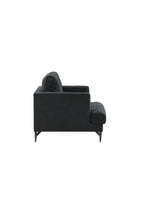 15554-888_10_os Sofia Sessel Sessel Schwarz 92 x 82 x 104 Faser,Schaum,Sperrholz,Polyester,Stahl