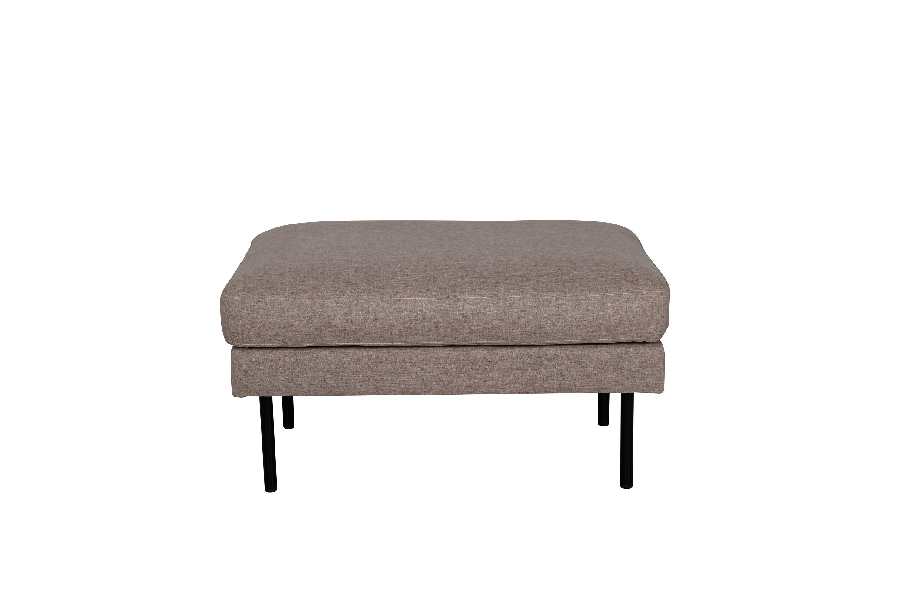 15558-657__1 Zoom Ottoman Ottomane Schwarz,Braun 64 x 47 x 85 Polyester,Stahl