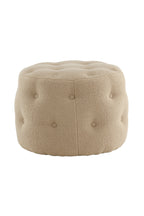 15560-403_10_os Benjamin Pouf Sitzpouf Beige ⌀55 Polyester Teddy