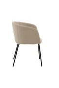15562-810_10_os Berit Esstischstuhl Esszimmerstuhl Beige,Schwarz 55 x 78 x 55 Faser,Schaum,Sperrholz,Polyester Leinen,Stahl