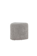 15570-112_10_os Peg Pouf Sitzpouf Grau ⌀46 Bouclé,Schaumstoff