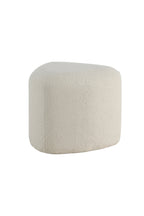 15570-400_10_os Peg Pouf Sitzpouf Weiß ⌀46 Polyester Teddy