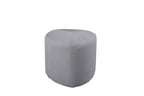 15570-995__1 Peg Pouf Sitzpouf Grau ⌀46 Polyester Cord