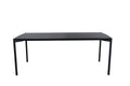 15571-188__1 Pelle Tisch Rechteckiger Esstisch Schwarz 190 x 90 MDF,Stahl,Furnier