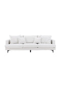 15581-165_1_os Sofia 3 Sitzer Sofa 3 Sitzer Sofa Beige,Schwarz 86 x 86 x 260 Schaum,Polyester,Polyester Leinen,Stahl