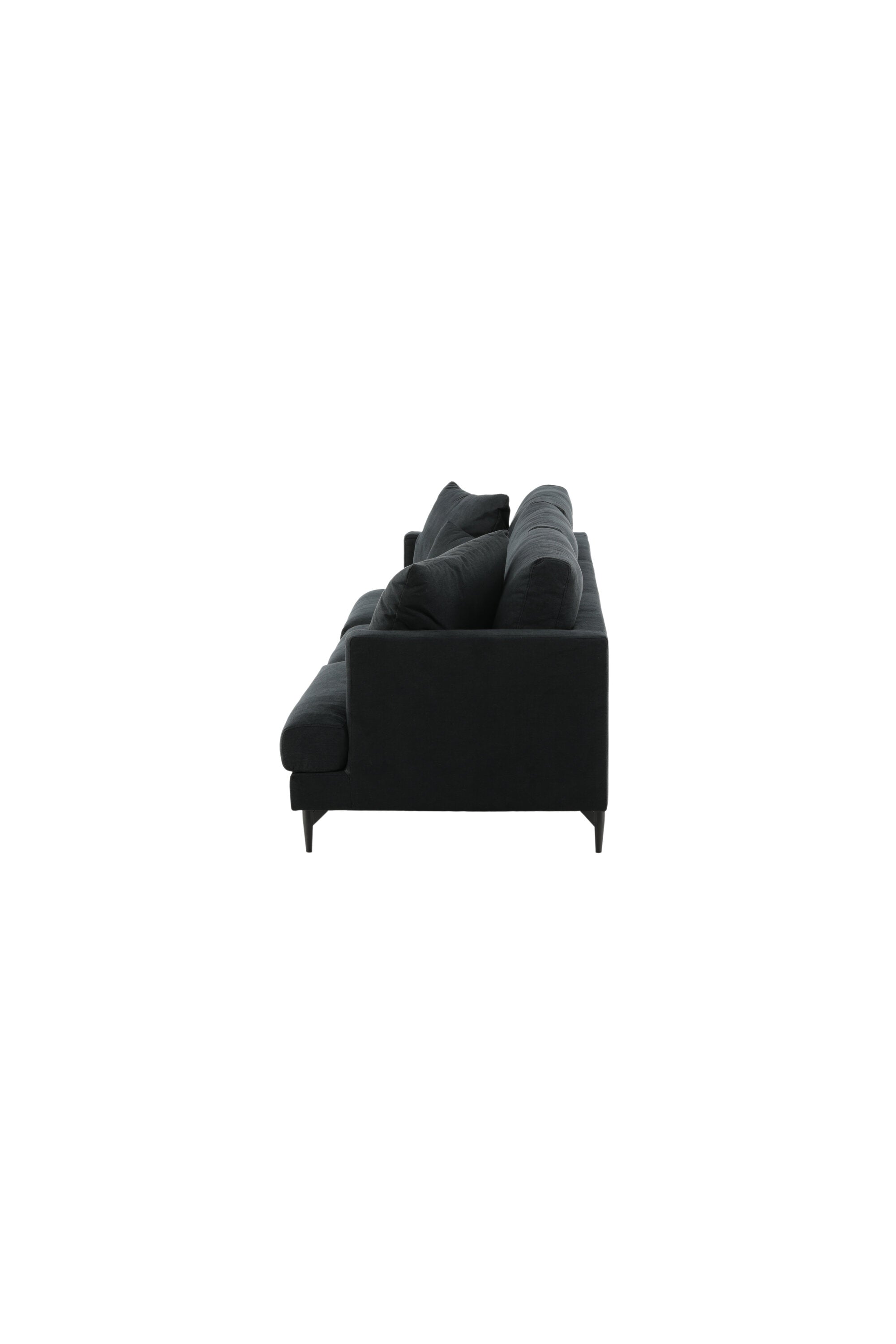 15581-888_10_os Sofia 3 Sitzer Sofa 3 Sitzer Sofa Schwarz 86 x 86 x 260 Schaumstoff,Sperrholz,Polyester,Stahl