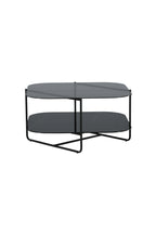 15598-408_10_os Un Line Tisch Couchtisch Schwarz 85 x 85 Glas,Stahl