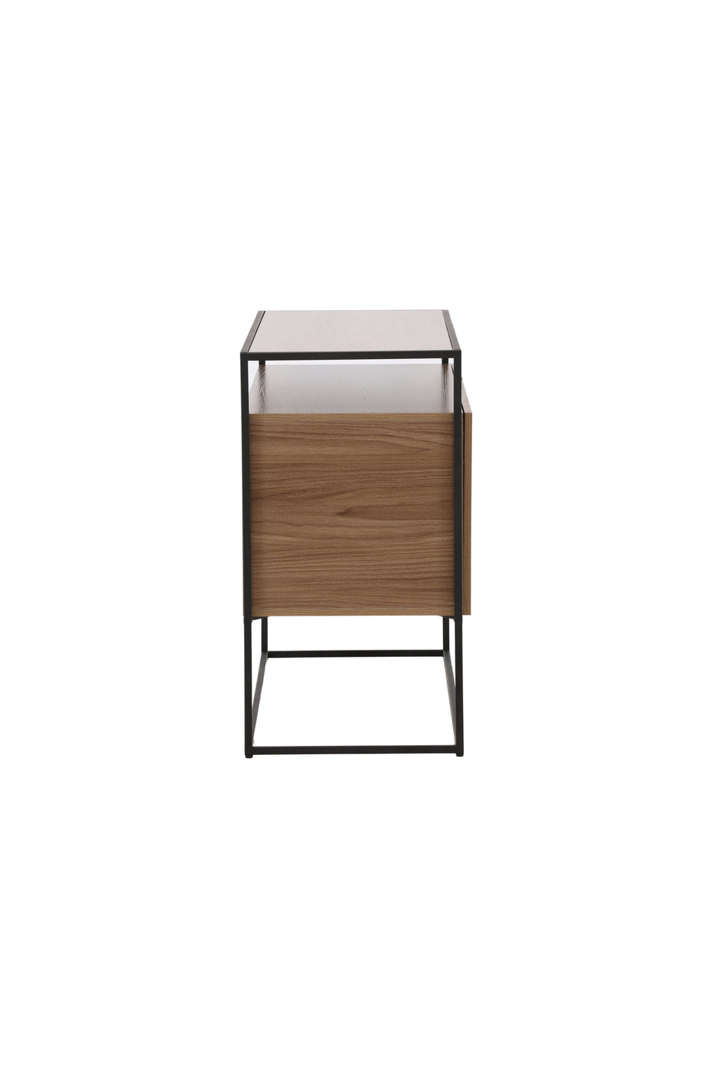 15624-100_10_os Kingsport Schrank Schrank Schwarz,Walnuss 45 x 80 x 120 MDF,Poplar,Stahl