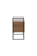 15624-100_10_os Kingsport Schrank Schrank Schwarz,Walnuss 45 x 80 x 120 MDF,Poplar,Stahl