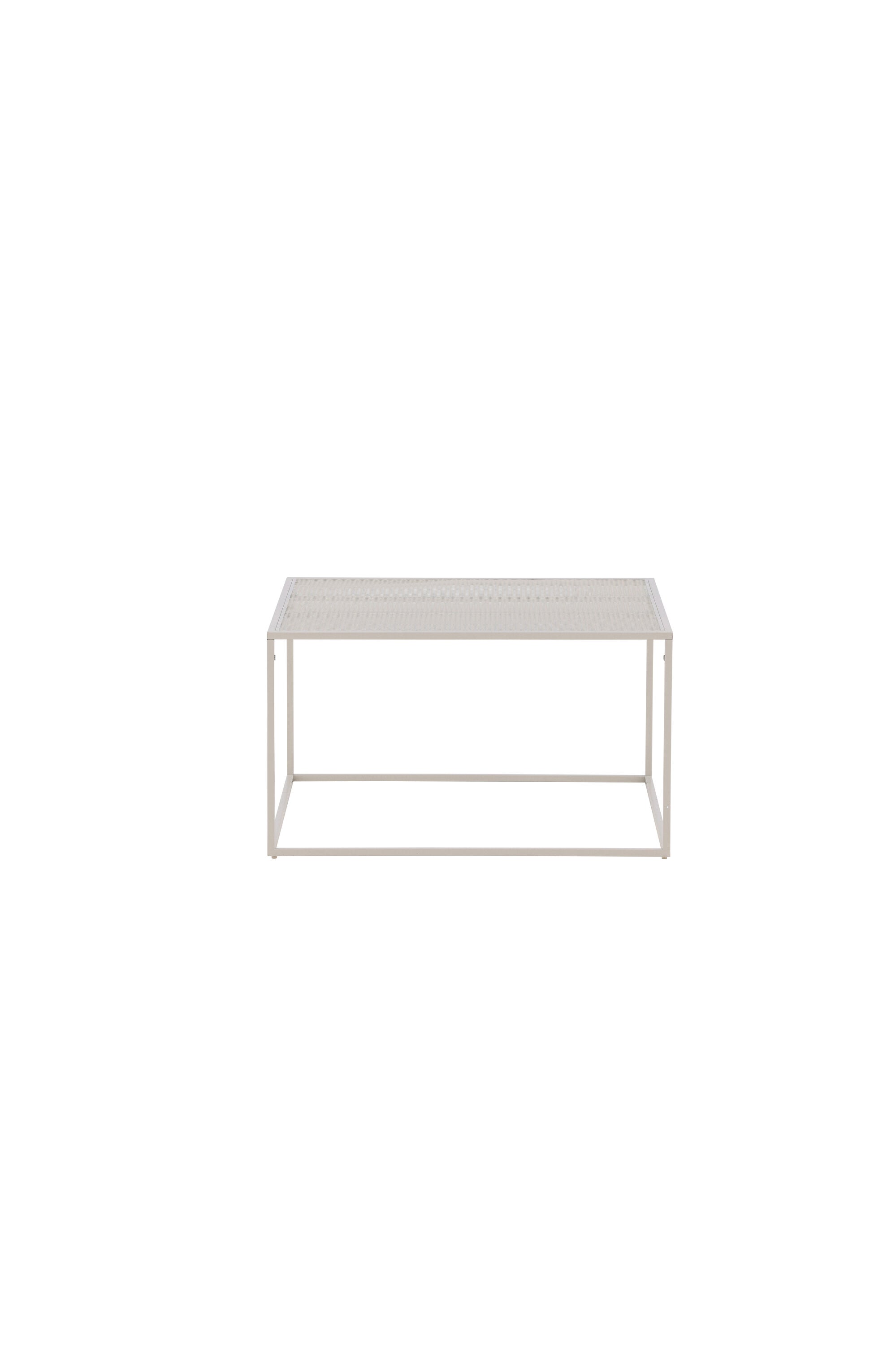 15627-250_10_os Netz Sofa Table Couchtisch Beige 80 x 80 Stahl